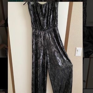 Black and grey Party jumpsuit